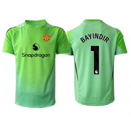 Camisa de Futebol Manchester United Altay Bayindir #1 Goleiro Equipamento Alternativo 2025-26 Manga Curta